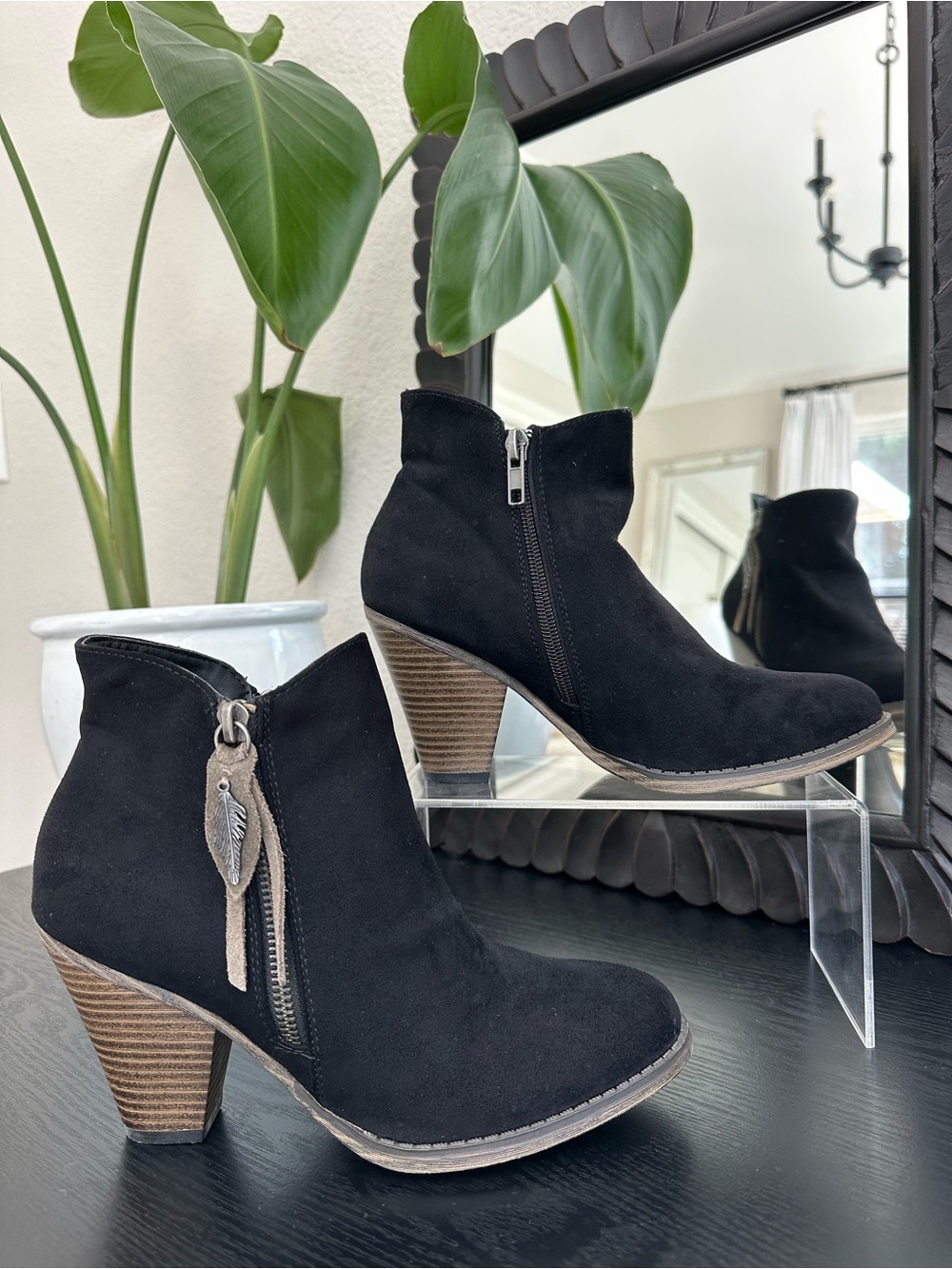 MIA Black Ankle Boots